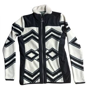 Ralph Lauren Black and White Patterned active Jacket